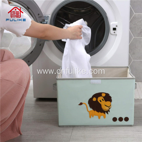 Cartoon Foldable Toy Cardboard Storage Boxes with Lids